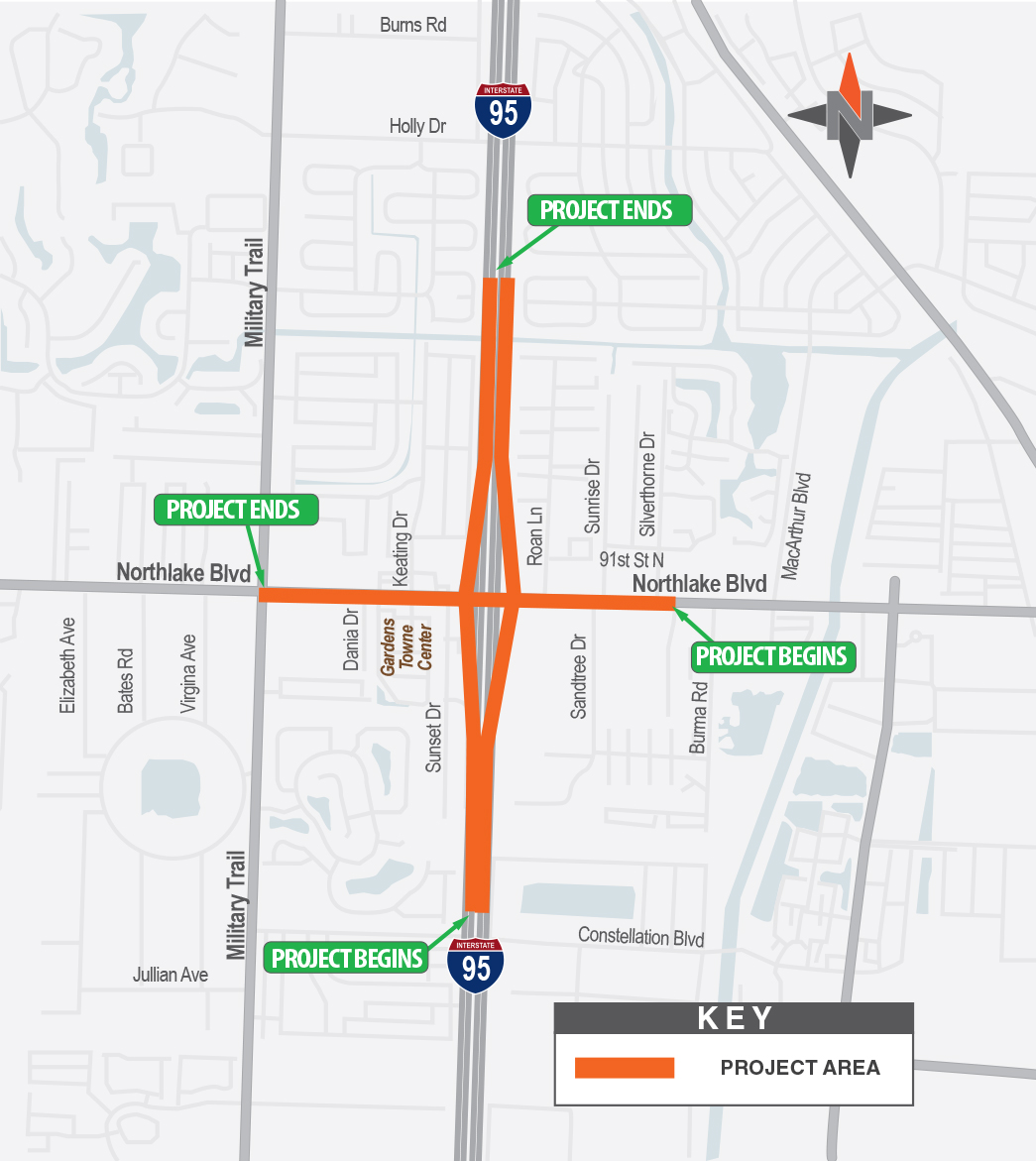 I95 at the Northlake Boulevard Interchange Design Project